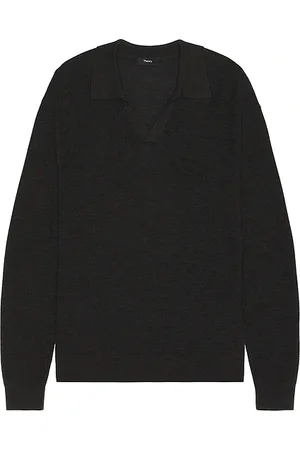 THEORY Johnny Collar Polo in . Size M.