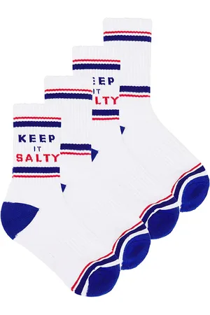 Friday Feelin Keep It Salty 2 Pack Crew Socks in .