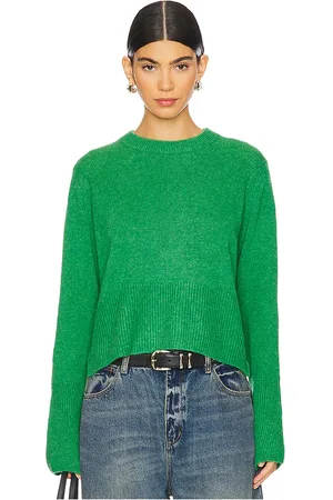 AUTUMN CASHMERE Boxy Crew With Slits in . Size M, S, XL, XS.