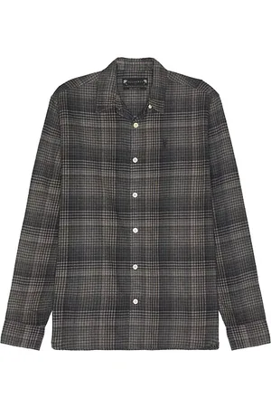 AllSaints Sonik Long Sleeve Shirt in . Size S, XL/1X.