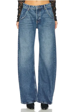 EB DENIM Enzo Mid Rise Barrel in . Size 24, 26, 27, 28, 29, 30, 31.