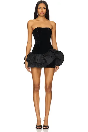 NBD Ella Strapless Ruffle Dress in . Size XS, XXS.