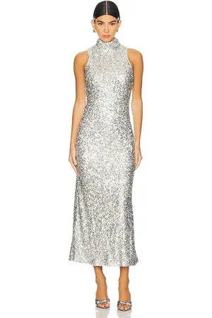 SIMON MILLER Sculpty Sleeveless Sequin Dress in . Size 4, 6.