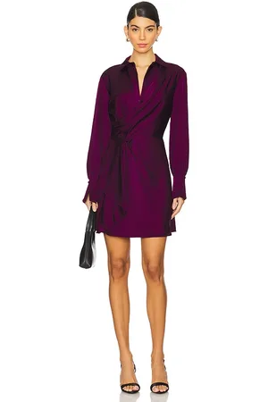 Simkhai Talit Draped Front Mini Dress in . Size 2, 4.