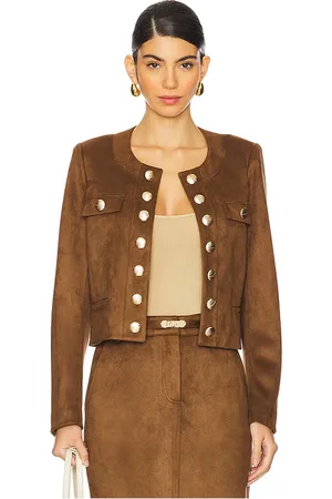 Generation Love Karson Faux Suede Jacket in . Size S, XL, XS.