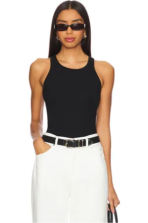 ÉTERNE High Neck Fitted Tank Top in . Size M, S, XL, XS.