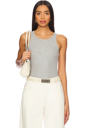 ÉTERNE High Neck Fitted Tank Top in . Size M, S, XL, XS.