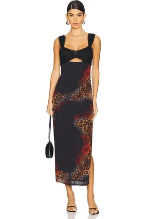 Runaway The Label Dinah Midi Dress in . Size XL/1X, XS.
