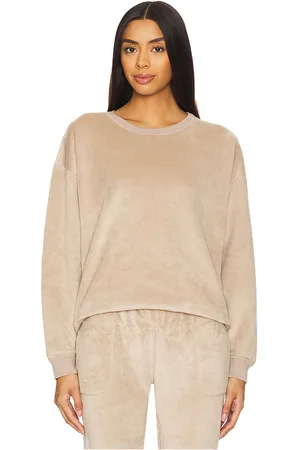 Eberjey Reversible Plush Sweatshirt in . Size M, S, XL.