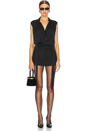 Kiki de Montparnasse Crossover Sleeveless Bodysuit in . Size S, XS.