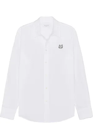 Maison Kitsuné Bold Fox Head Casual Shirt in . Size M, S, XL/1X.
