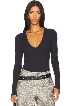 Free People X Intimately FP Victoria Plunge Bodysuit In in . Size XL.