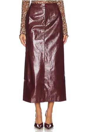 bubish Eliza Leather Maxi Skirt in . Size M, S, XS.