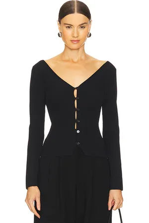 ENZA COSTA Long Sleeve V Cardigan in . Size M, S, XL, XS.