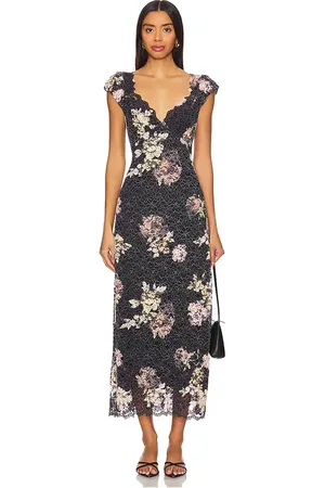 Free People X REVOLVE Butterfly Babe Lace Maxi Dress in . Size S.