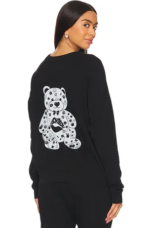 LAUREN MOSHI Anela Raglan F U Bear Crew Neck in . Size S, XS.