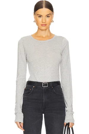 ÉTERNE Long Sleeve Baby Tee in . Size XL, XS.