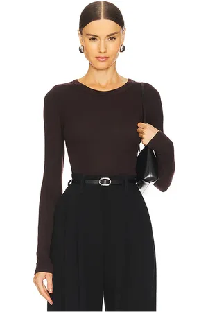 ENZA COSTA Silk Knit Long Sleeve Crew in . Size S, XS.