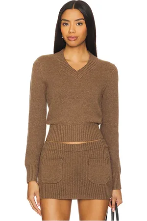 Frankies Bikinis Rowe Cotton Knit Sweater in . Size M, S, XS.