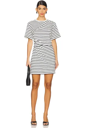 Simkhai Zeus Short Sleeve Draped T-shirt Dress in . Size M, S, XS.