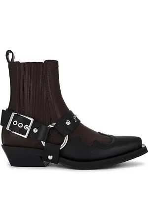 Ganni Western Boot Bicolor in . Size 40, 41.