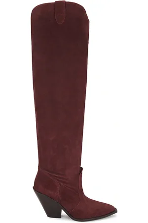 Free People Triple Crown Over The Knee Boot In Espresso Suede in . Size 7.5, 8, 9.