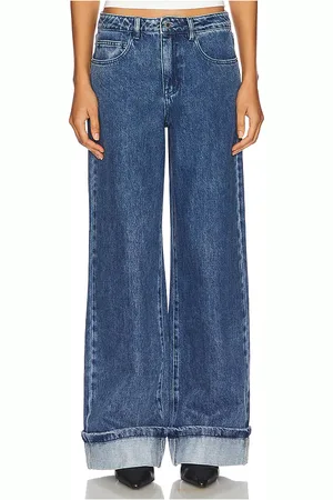WeWoreWhat Cuff Straight Leg Jean in . Size 25, 26.
