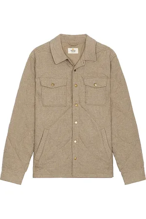 Marine Olin Quilted Overshirt in . Size S, XL/1X.