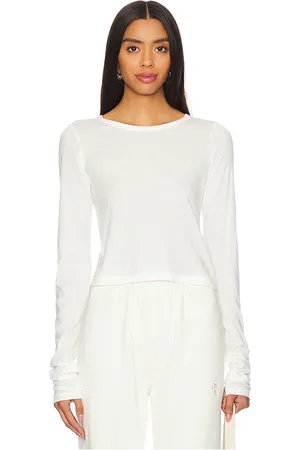 ÉTERNE Long Sleeve Baby Tee in . Size M, XL, XS.