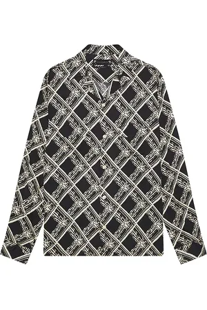 AllSaints Grid Long Sleeve Shirt in . Size M.