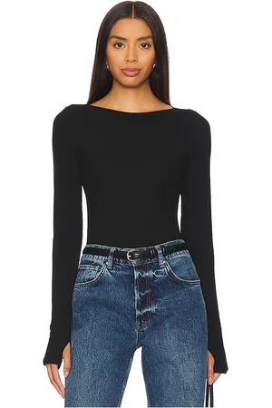 LnA Bellina Ribbed Long Sleeve Top in . Size M, S, XS.