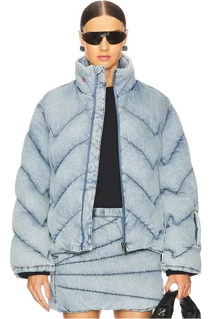 Perfect Moment Denim Puffer Jacket in . Size M, XS.