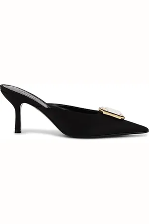Retrofete Francesca Satin Kitten Mule in . Size 36, 37.5, 38, 39, 41.