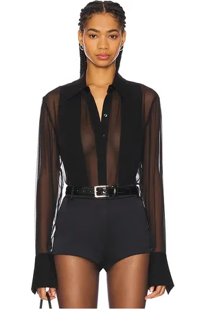 SANS FAFF Meghan Panelled Silk Blouse in . Size M, S, XS.