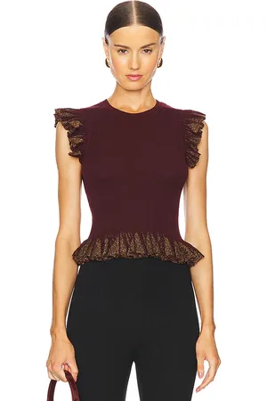 ULLA JOHNSON Leila Top in . Size XL.