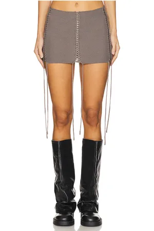 Jaded London Extreme Mini Lace Up Knit Skirt in . Size M, S, XS.