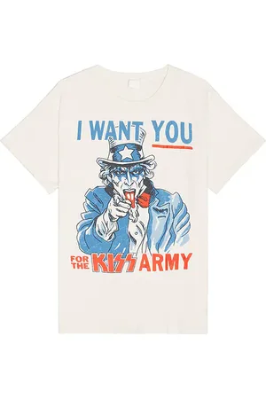 Madeworn Kiss Army T-Shirt in . Size M.