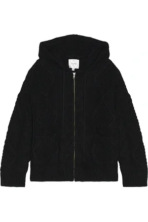Found Cable Knit Hoodie in . Size M, XL/1X.