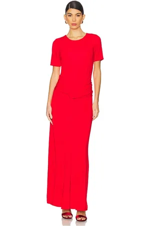 Simkhai Nalani Short Sleeve Gown in . Size 00, 2, 4, 6, 8.