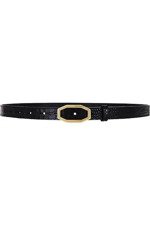 Frame Angular Buckle Belt in . Size S, XL, XS.