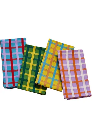 Dusen Dusen Plaid Napkins Set Of 4 in .