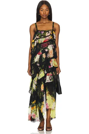 Camilla Asymmetric Spliced Lace Dress in . Size XS.
