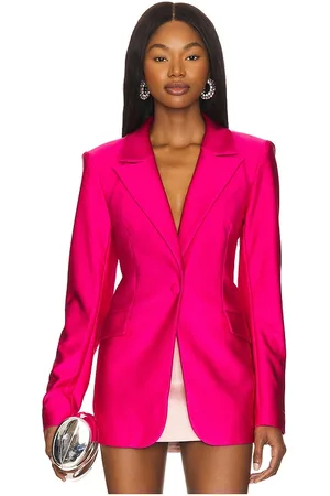 GOOD AMERICAN Compression Shine Sculpted Blazer in . Size L, M, S, XS.