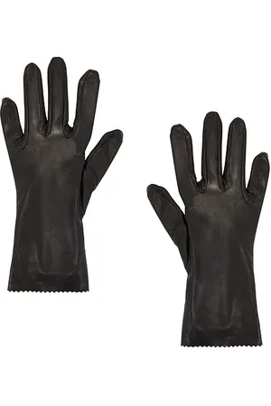 Manokhi Short Leather Gloves in . Size 8.