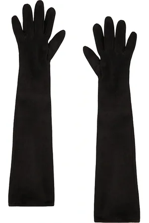 Manokhi Long Velvet Gloves in . Size 7, 7.5, 8.