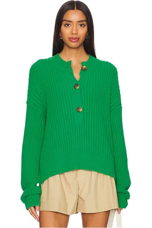 Free People Cocoa Henley Pullover in . Size XS.
