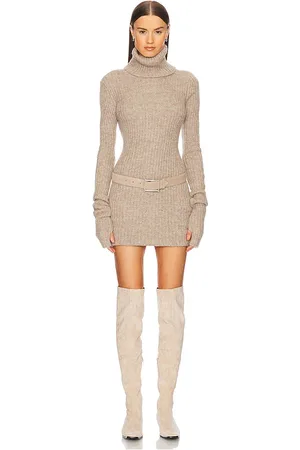 Helsa Lauren Mini Knit Dress in . Size M, S, XL, XS, XXS.