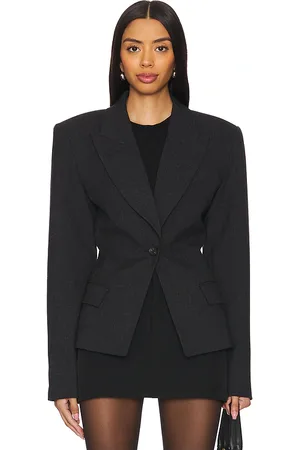 EAVES Melange Suiting Cinched Blazer in . Size S.