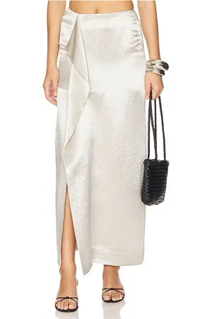 Bondi Born Kobe Wrap Over Maxi Skirt in . Size M, S, XS.