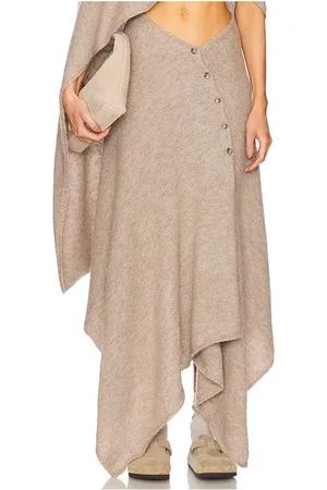 Helsa Lauren Midi Knit Skirt in . Size M, S, XL, XS, XXS.